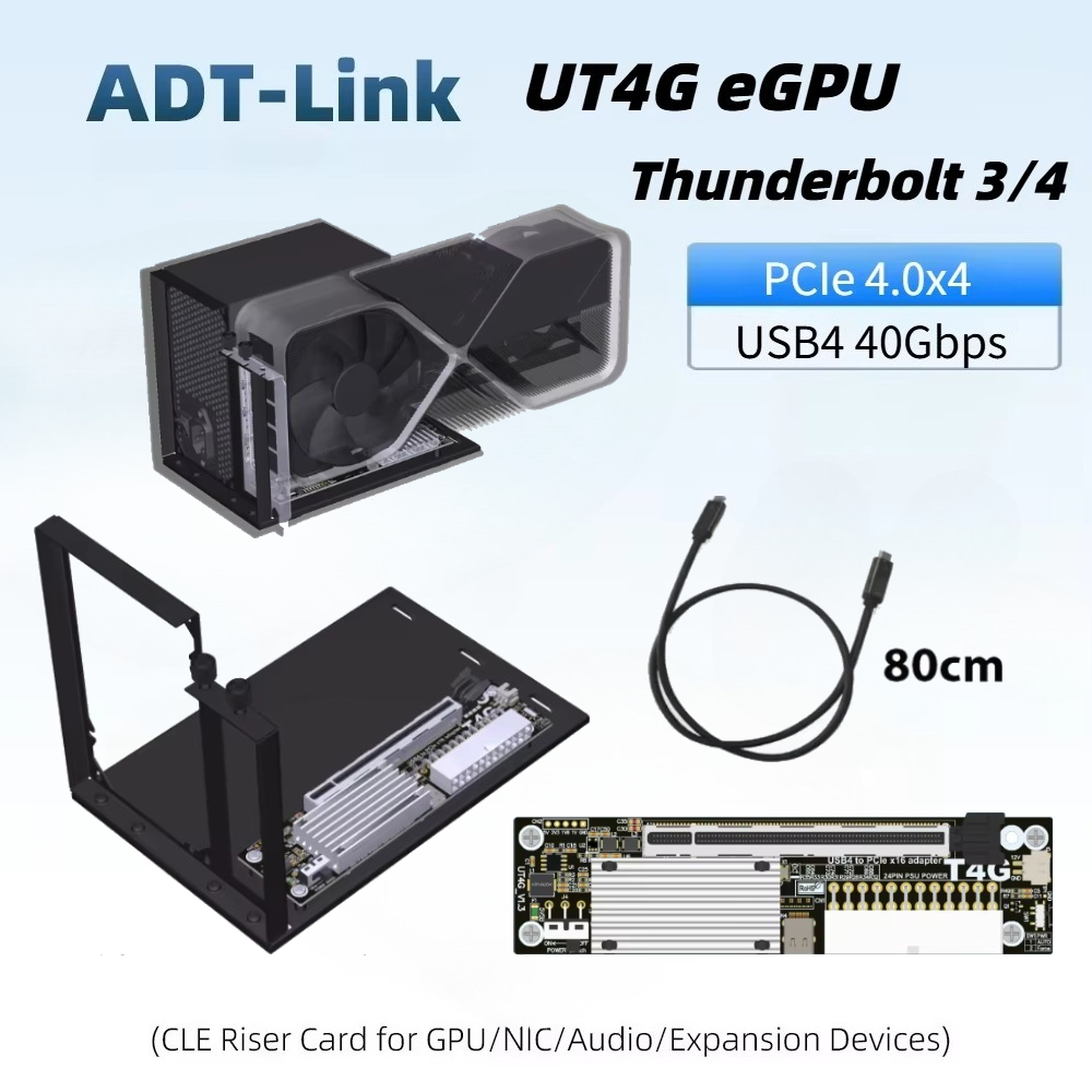 Gpu External Dock Egpu Thunderbolt 4 - محطة توصيل بطاقة الرسومات الخارجية UT4G