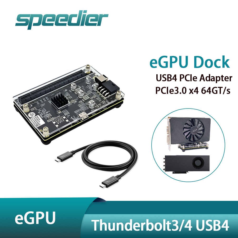 Gpu External Dock Egpu Thunderbolt 4 - لوحة توسعة PCIe X4 خارجية USB4