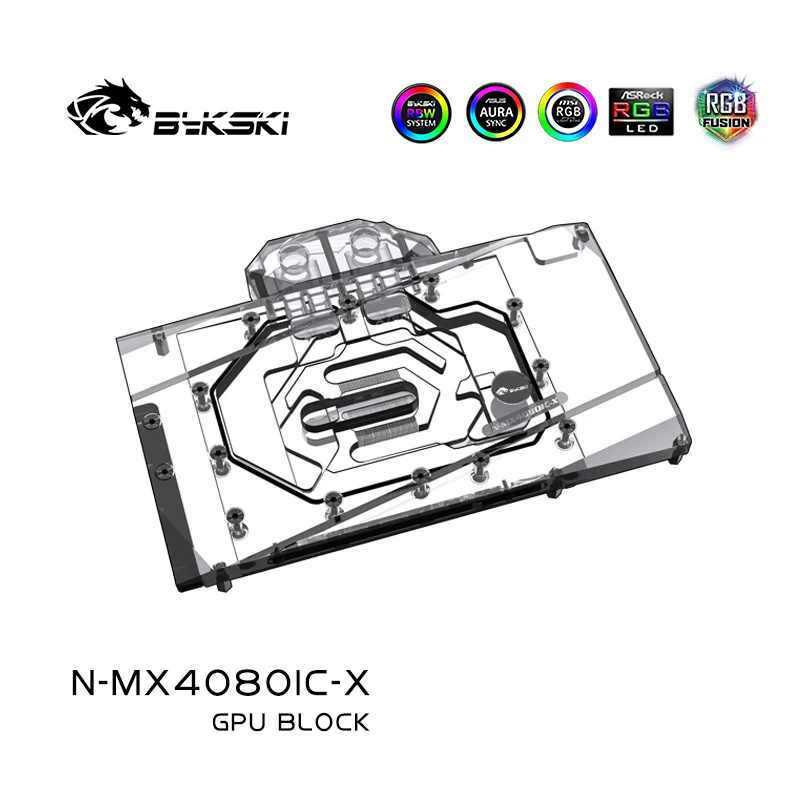 Bykski N-MX4080IC-X وحدة معالج - مراجعة Rtx 4080 Water Cooling Block وسعره