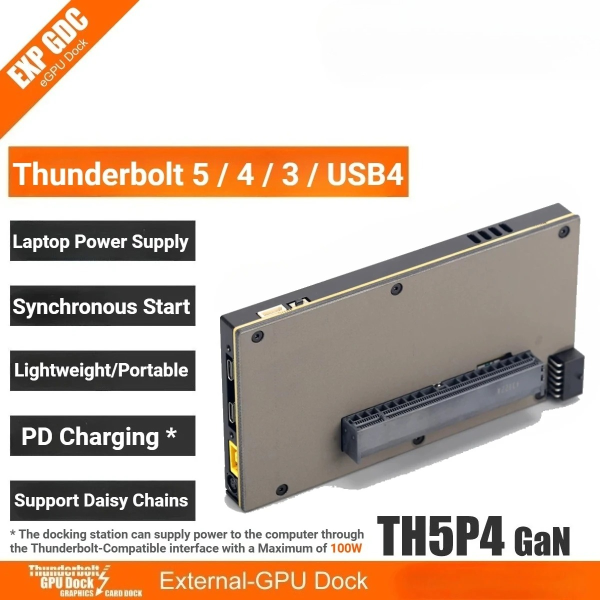 TH5P4GaN جهاز توصيل بطاقة الرس - مراجعة Gpu External Dock Egpu Thunderbolt 4 وسعره