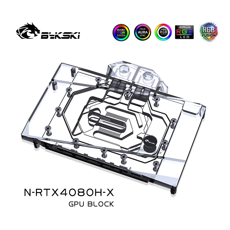 Bykski N-RTX4080H-X GPU Block  - مراجعة Rtx 4080 Water Cooling Block وسعره