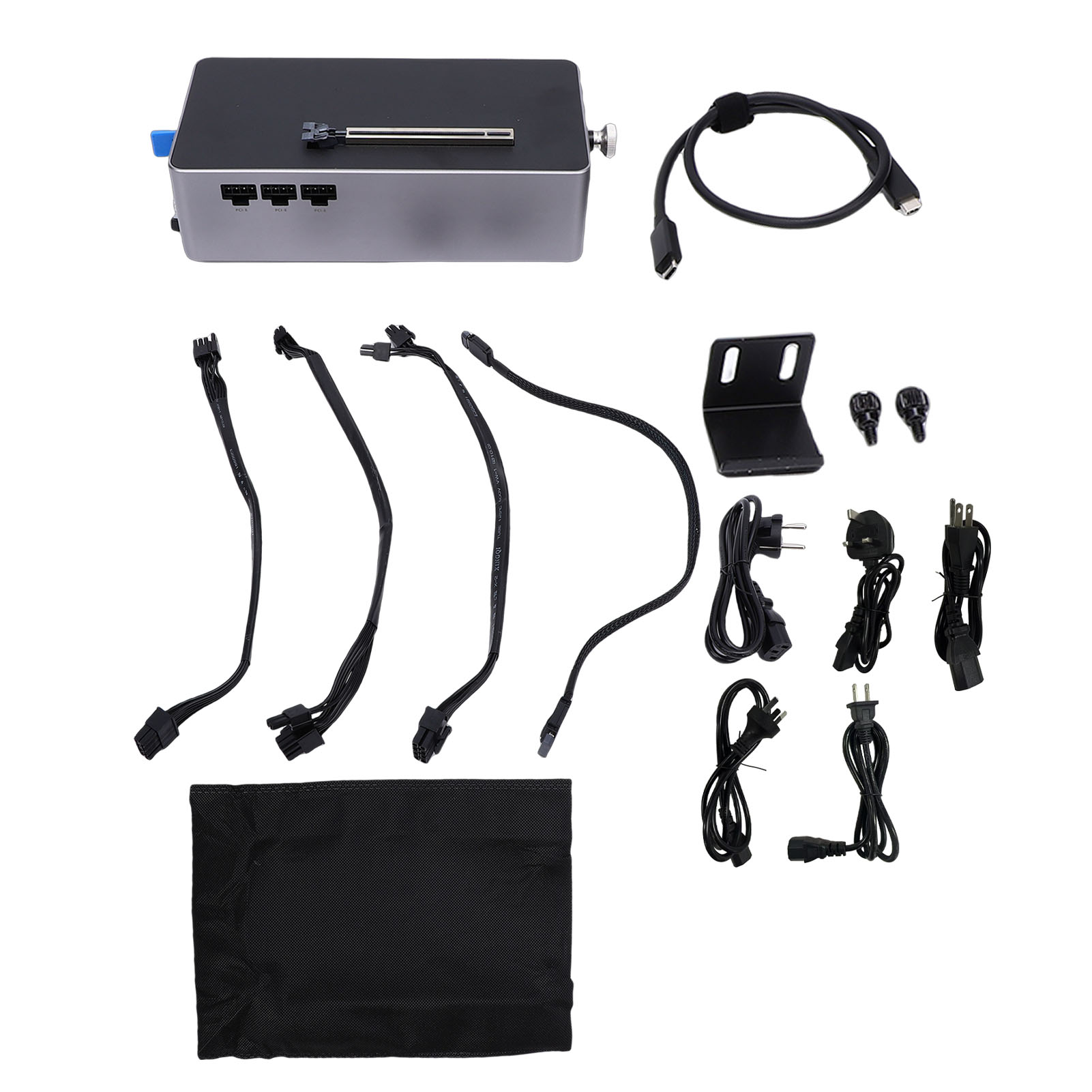 محطة إرساء EGPU مع وحدة تزويد  - مراجعة Oculink Gpu Dock Station وسعره